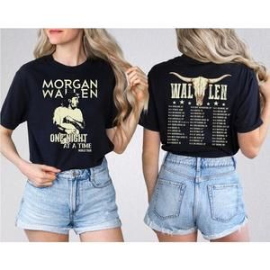 Morgan Wallen Tour 2023 Merch Country Music Music Festival Tshirt 2 Sided